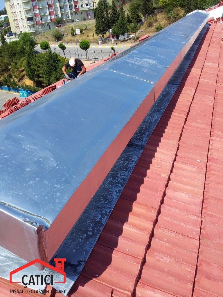 Karine Mühendislik - Mimarlık   Pendik / Okul İnşaatı Çinko Dere Ve Kaplama İşleri   